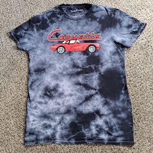 Chemistry Corvette Graphic Tee in Red and Black